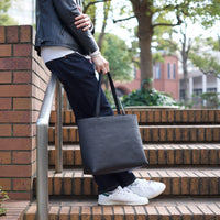 レザートート ブラック